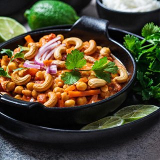 Kürbis-Kichererbsen-Curry