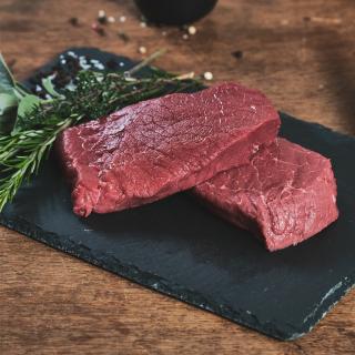 Rinder-Beefsteak frisch  2St. ca. 400g (Weihnachtsbestellung)