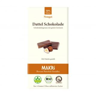 Dattel Schokolade Nougat 50% -vegan-