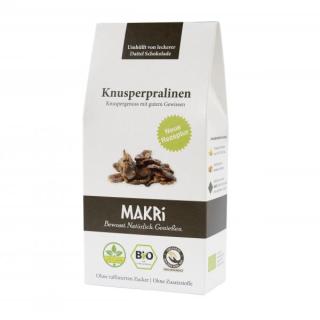 Knusperpralinen mit Dattelschokolade