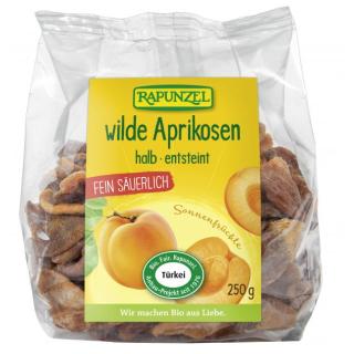 Wilde Aprikosen halb, entsteint, Projekt
