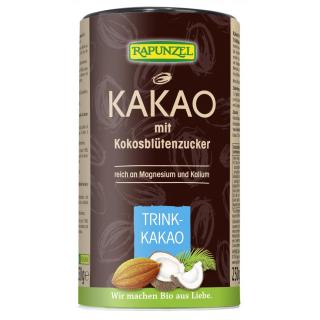 Kakao mit Kokosblütenzucker