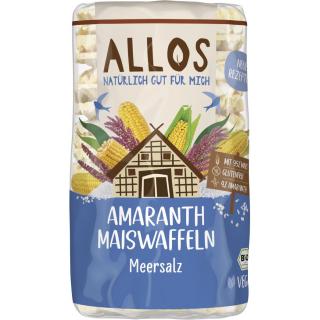 Amaranth Mais Waffeln Meersalz