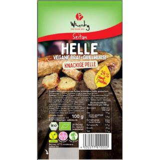 Helle Brat- und Grillwurst -vegan-