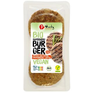 Wheaty Superhero Burger 2.0 -vegan-