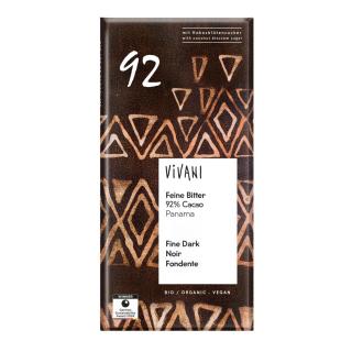 Feine Bitter mit 92% Cacao -vegan-