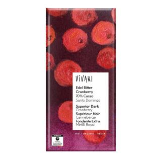 Edel Bitter Cranberry 70% -vegan-