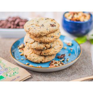 Vegane Schoko-Walnuss-Cookies