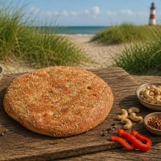 Grillbrot Paprika-Cashew-Pfeffer