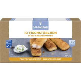 Fischstäbchen m. Bio-Panade