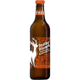 Familienpunsch Heißer Hirsch Orange -alkoholfrei-
