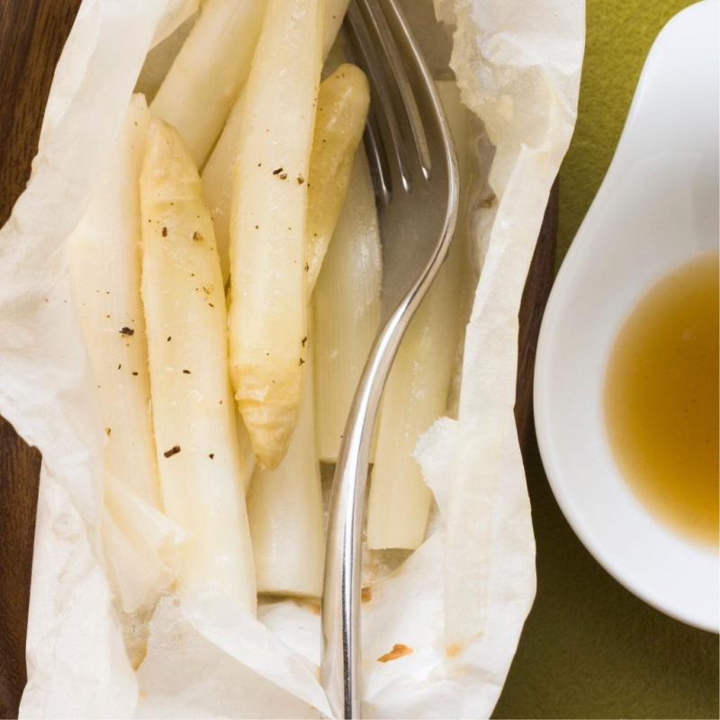 Ofenspargel mit Zitrone
