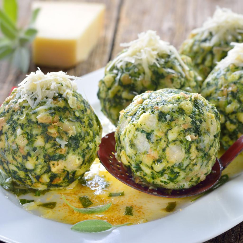 Spinatknödel