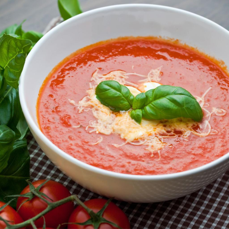 Kalte Tomaten-Melonen-Suppe