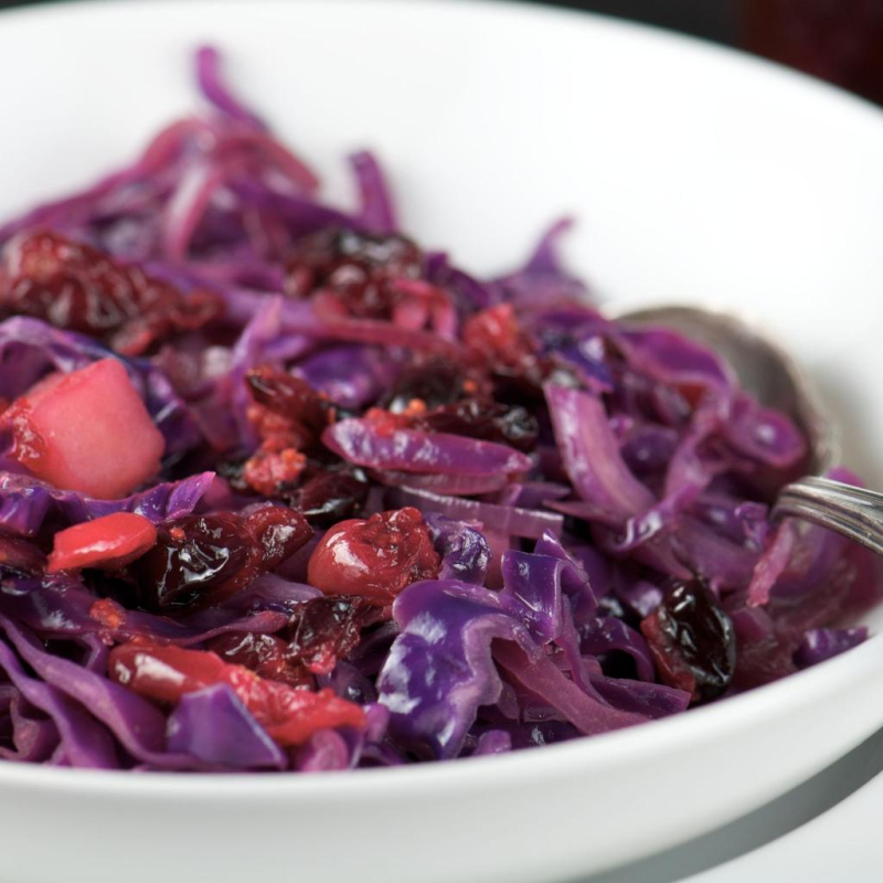 Zimtrotkohl mit Gin