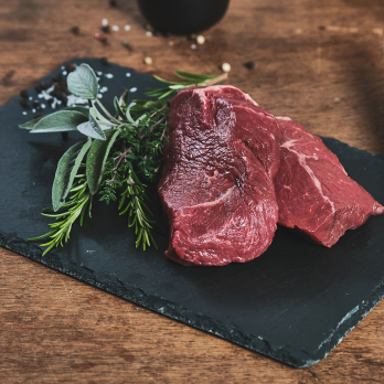 Rinder-Hüftsteak frisch 2St. ca. 350g (Weihnachtsbestellung)