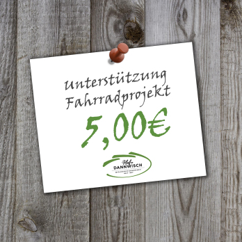 Unterstützung Fahrradprojekt 5,00€