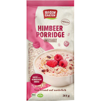 Himbeer Porridge ungesüßt