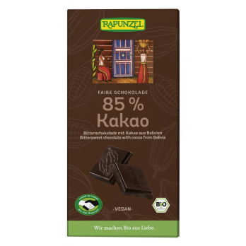 85% Kakao Bitterschokolade -vegan-