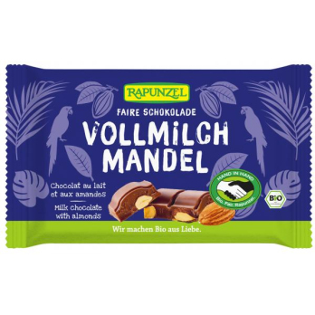 Vollmilch Cristallino Schokolade m. ganzen Mandeln