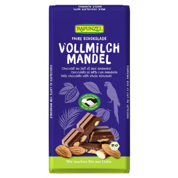 Vollmilch Schokolade mit Mandeln (200g)