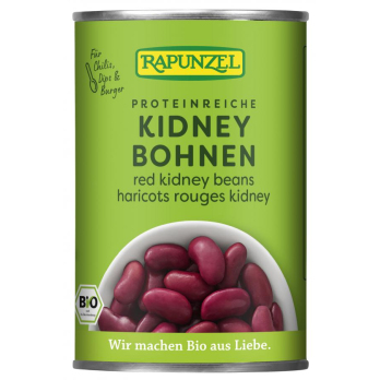 Rote Kidney Bohnen in der Dose