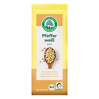 Pfeffer weiß ganz, Tüte