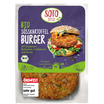 Süßkartoffel- Burger