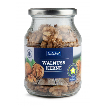 b*Walnusskerne Hälften im Mehrwegglas