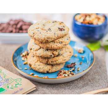 Vegane Schoko-Walnuss-Cookies
