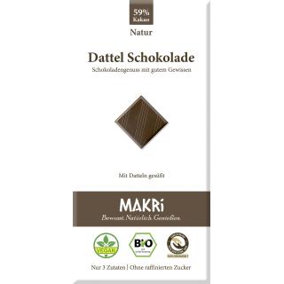 Dattel Schokolade Natur 59% -vegan-