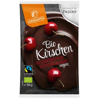Kirschen in Zartbitterschokolade