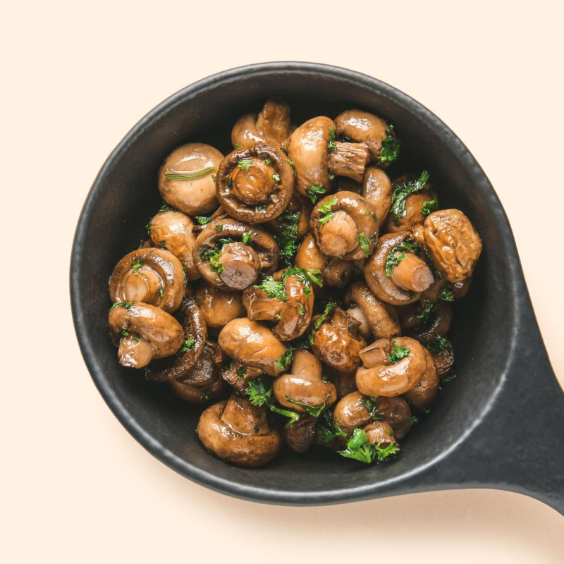 Champignons wie vom Weihnachtsmarkt