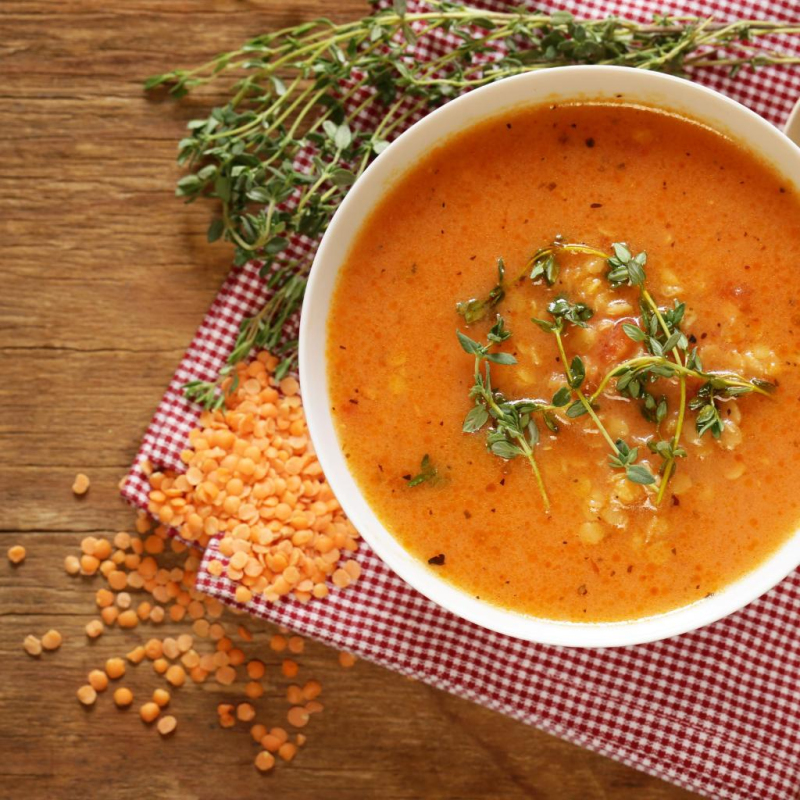 Harira- Marokkanische Linsensuppe