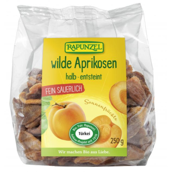 Wilde Aprikosen halb, entsteint, Projekt