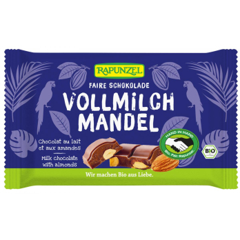 Vollmilch Cristallino Schokolade m. ganzen Mandeln