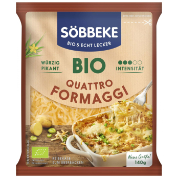 Bio Reibekäse Quattro Formaggi