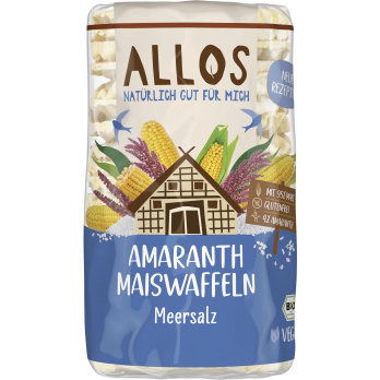 Amaranth Mais Waffeln Meersalz
