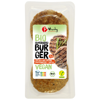 Wheaty Superhero Burger 2.0 -vegan-